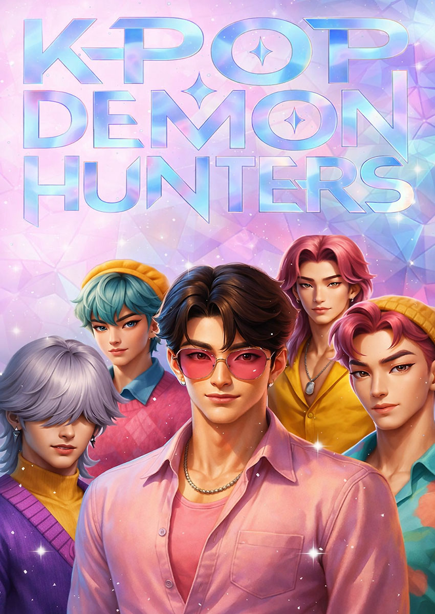 K-Pop Demon Hunters Artwork Canvas Print & Poster Wall Art - AI PRINT LAB